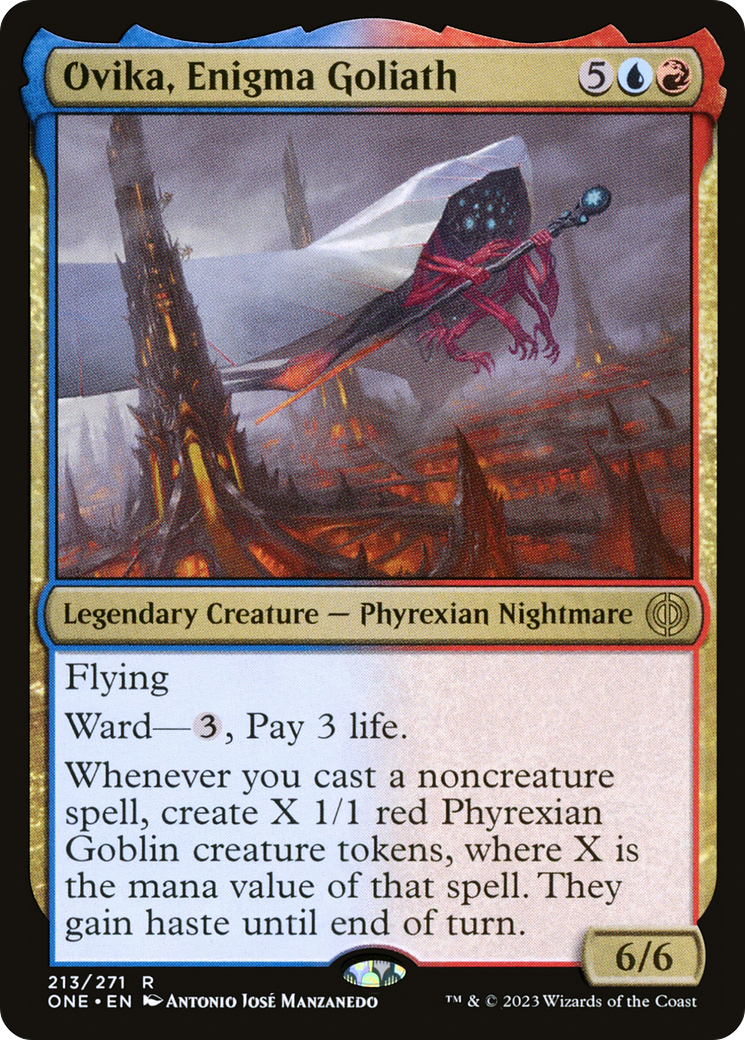 Ovika, Enigma Goliath - Magic the Gathering card